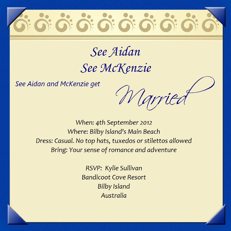 You are cordially invited to the wedding of the year ...